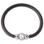 Спортивный силиконовый браслет ПроСпорт цвет черный ProSport bracelet Black