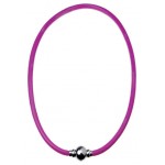 Спортивное ожерелье из силикона ПроСпорт розовое ProSport necklace Fuchsia Pink