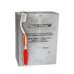 Набор антибактериальных зубных щеток с ионами серебра Nano Silver Pro оранжевый, 12 шт